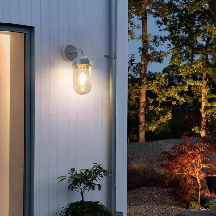 Outdoor LED Wall Light IP65 Waterproof and Moisture-proof Garden Light Balcony Corridor Corridor Rust-proof Household Wall Lamp 2