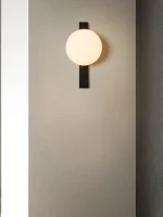 Flat Ball Wall Lamp Minimalist Bedroom Bed Wall Lamp Modern Living Room Background Wall Lamp Hotel Aisle Lamp for Home 6