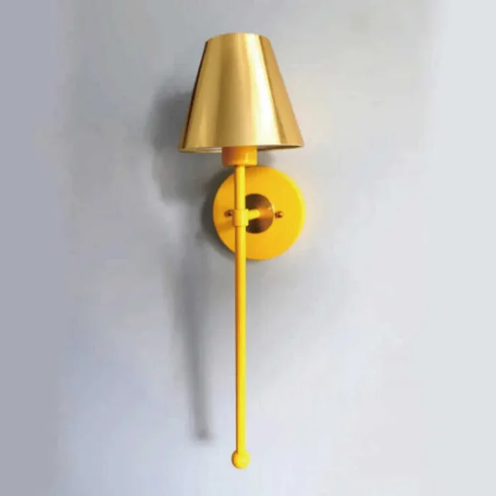 Long Pole Wall Lamp American Simple Bedroom Bedside Lamp LED Living Room Background Wall Lamp 3