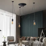 3/6/8/10 Heads Diy Art Spider Chandelier Hanging Lamps Vintage Industrial Ceiling Pendant Light Home Suspension 5