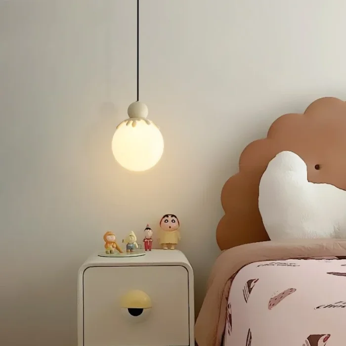 Cream Style Bedside Chandelier Macaron Children's Room Lamp Creative Personality Octopus Decorative Color Small Chandelier 1