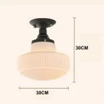 Retro Entrance Light Balcony Decorative Light Corridor Aisle Cloakroom Ceiling Light 5