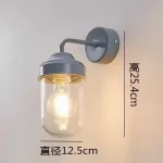 Outdoor LED Wall Light IP65 Waterproof and Moisture-proof Garden Light Balcony Corridor Corridor Rust-proof Household Wall Lamp 6