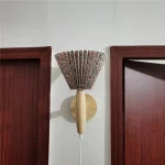 E27 Log Color Wood Wall Lamp Petal Lamp Porch Corridor Balcony Nordic Style Ancient Pleated Lamp Product Information 5
