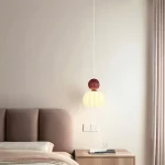 Nordic LED Wall Lamp Bedside Wall Light Medieval Wall Sconce For Bedroom Living Room Home Lighting E27 Eye protection lamps 3