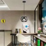 Retro Industrial Metal Pendant Light Vintage Cage Ceiling Hanging Lamp Shade for Bar Dining-room Kitchen Bedroom Hanglamp 5