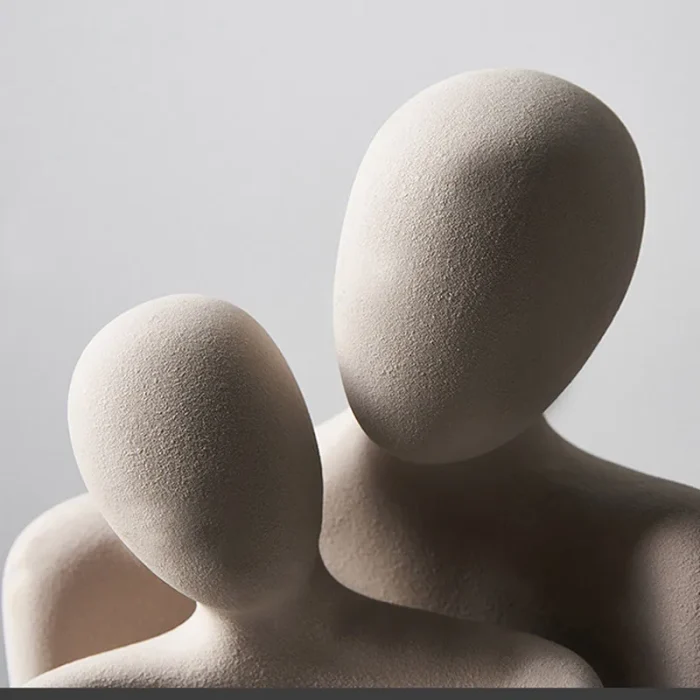 Nordic minimalist abstract figures ceramic ornaments bedroom living room desktop furnishings home decoration office figurines 5