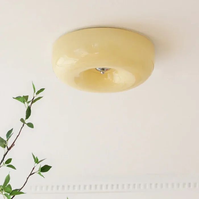 French Cream Lamp Aisle Balcony Ceiling Lamp Simple Creative Children's Room Bedroom Ceiling Lamp 1