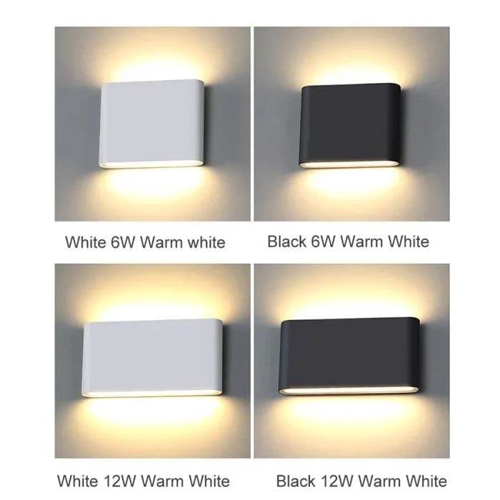 LED Outdoor Waterproof IP65 Wall Light Porch Garden Wall Lamp & Indoor Home Decor Bedroom Living Room Decoration Lighting Lamp 3