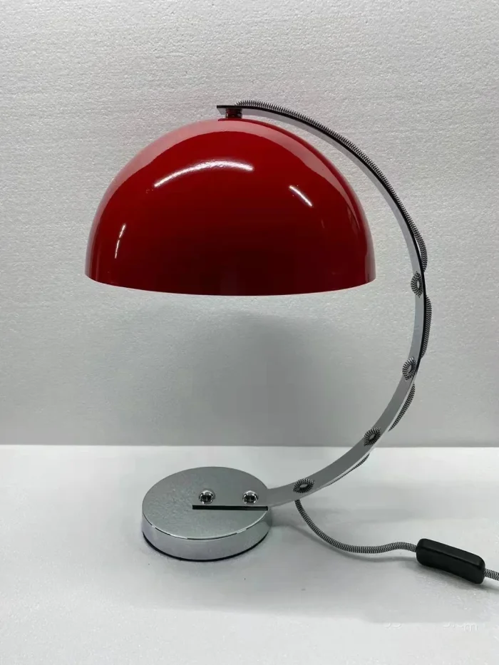 Modern Minimalist Bedroom Bedside Table Lamp Nordic Living Room Decorative Lamp Desk Colorful Iron Lamp 5