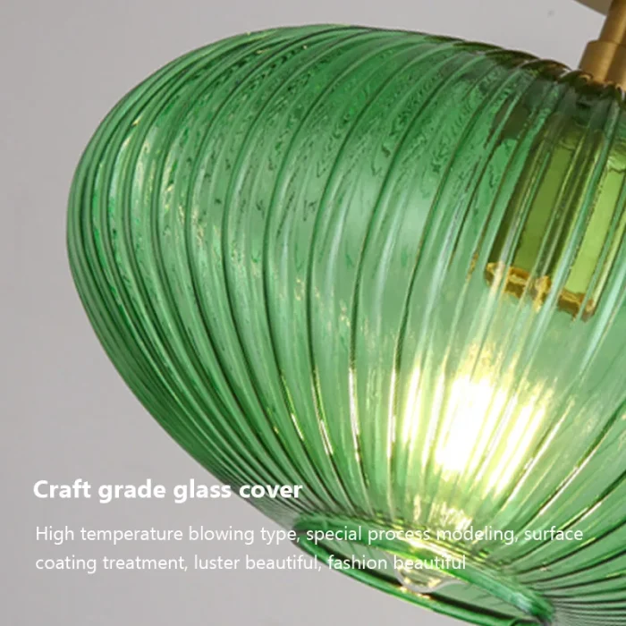 LED Nordic Glass Ceiling lights Minimalist bathroom Balcony Bedroom Entrance Light fixture Indoor lighting Glass Ceiling Lamp 5