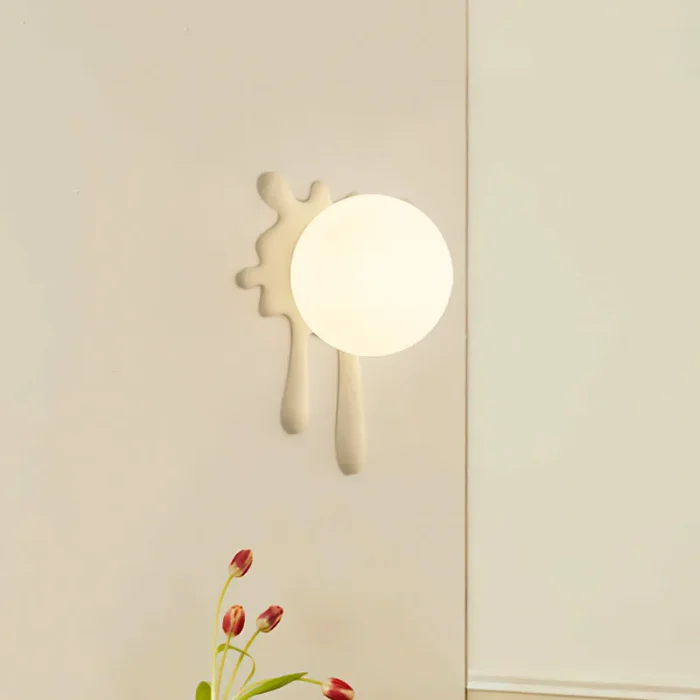 Cream Style Bedroom Wall Lamp Simple Colorful Children's Room Lamp Creative Ball Background Wall Decorative Lamp 1