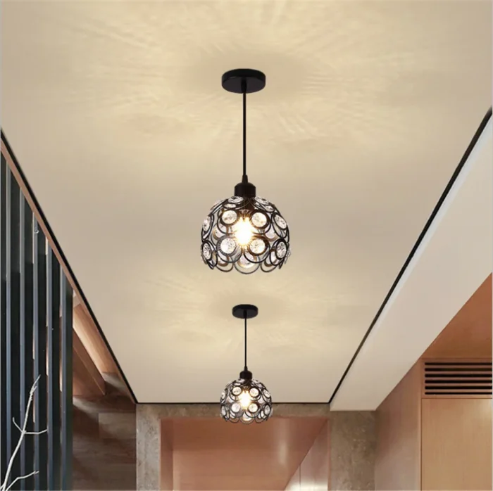 Modern Pendant Light Crystal Chandeliers for Living Room Bedroom Dinning Room Kitchen Restaurant Hotel led lustre Pendant Lamp 2