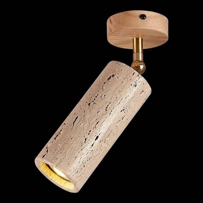 Retro Wall Lamp Yellow Travertine Entrance Aisle Bedside Wall Lamp Cream Style Bed Breakfast Wall Lamp 4