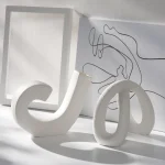Nordic Ins Ceramic Vase Home Decoration White Vegetarian Creative Ceramic Flower Pot Vase Home Decoration Craft Gift 2