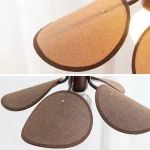 Solid Wood Restaurant Decoration Chandelier LED Living Room Bar Retractable Lamp Retro Tea Room Chandelier 6