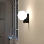Glass Ball Wall Lamp Living Room Corridor Aisle Background Wall Decorative Lamp Bedroom Bedside Wall Lamp 1