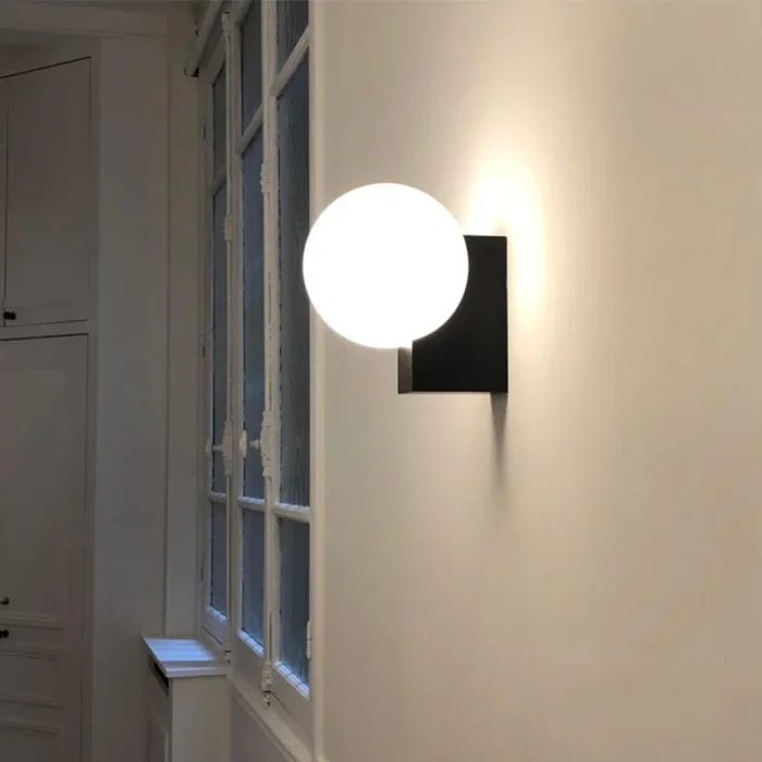 Glass Ball Wall Lamp Living Room Corridor Aisle Background Wall Decorative Lamp Bedroom Bedside Wall Lamp 1