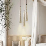 Cement Chandelier LED Pendant Lamp Bedroom Headboard Vintage Restaurant Bar Tea Room Hostel Design 5