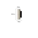 Cloth wall lamp with plug living room aisle bedroom bedside lamp homestay decorative atmosphere lamp 5