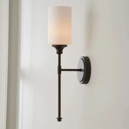 Milk White Glass Wall Lamp LED Reading Decorative Wall Light for Bedroom Bed Courtyard Wall Lamp Balcony Stair Simple Lamps 1