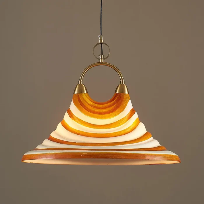 Creative Cafe Retro Painted Horn Chandelier Living Room Restaurant Bedside Adjustable Chandelier Interior Atmosphere Light 5