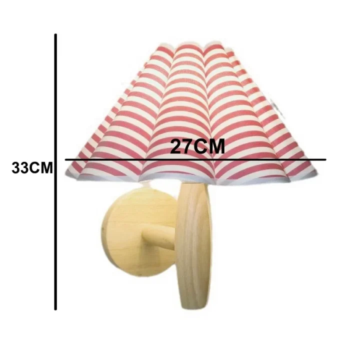 Log Color Wood Wall Lamp Petal Lamp Entrance Corridor Balcony Aisle Lamp Atmosphere Night Light Bedroom Bedside Decorative Lamp 6
