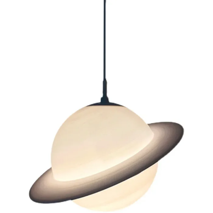 Children's Room Bedroom Lamp Nordic Bedside Entrance Balcony Small Chandelier Study Decorative Lamp Homemade Planet Saturn Lamps 6