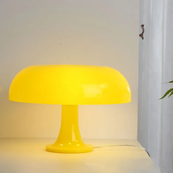 Mushroom Table Lamp Modern Simple Hotel Bedroom Bedside Lamp USB Plug-in  Reading Table Lamp Home Decoration Lamp 4