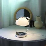 Table Lamp Bedroom Glass Bedside Lamp Retro Living Room Dining Room Decorative Lamp USB Plug-In Glass Table Lamp 3