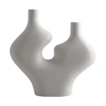 Nordic Geometric Ceramic Vase Ornaments Living Room Bedroom Dining Table Flower Arrangement Art Vase Home Decoration Accessories 5
