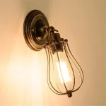 Rotating Retro Wall Lamp Modern Industrial Metal Iron Ceiling Light Bedroom Bedside Entrance Aisle Staircase Wall Light Fixture 1