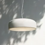 Nordic Dining Table LED Pendant Lamp Home Decor bedrooms Fixtures Pendant Lights Black White Lampshade Restaurant Hanging Lamp 4