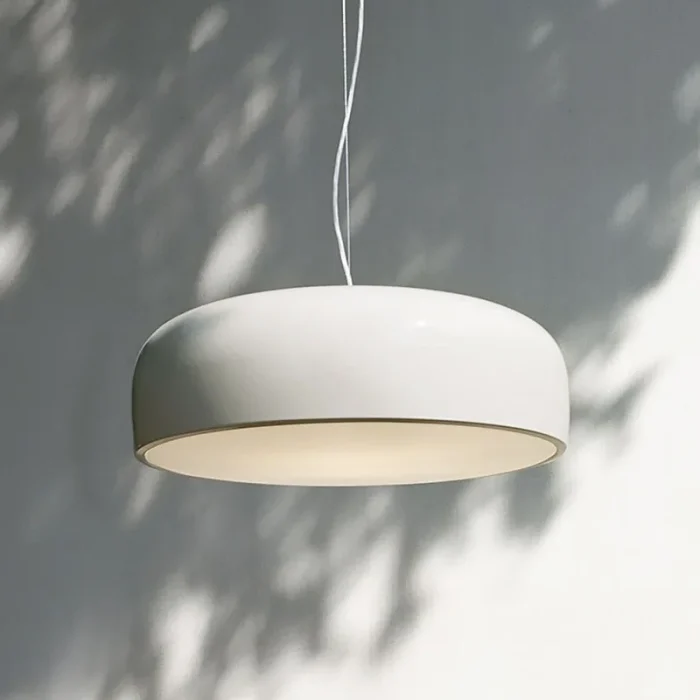 Nordic Dining Table LED Pendant Lamp Home Decor bedrooms Fixtures Pendant Lights Black White Lampshade Restaurant Hanging Lamp 4