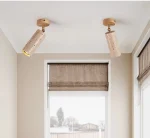 Retro Wall Lamp Yellow Travertine Entrance Aisle Bedside Wall Lamp Cream Style Bed Breakfast Wall Lamp 2