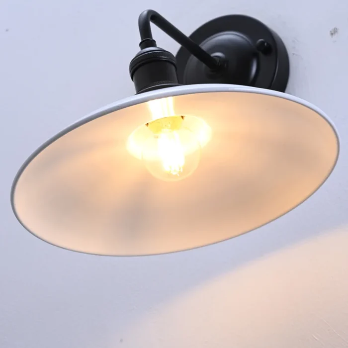 Retro Bedroom Wall Lamp American Living Room Restaurant Cafe Corridor Outdoor LED Wall Lamp 4