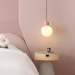 Cream Style Bedside Chandelier Macaron Children's Room Lamp Creative Personality Octopus Decorative Color Small Chandelier 2