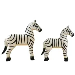 Nordic Simple Zebra Wooden Ornaments Living Room Bedroom Office Desktop Photo Props Arts Crafts Decoration Birthday Gifts 3