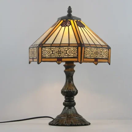 Led Lights Glass Table Lamp Tiffany Multi-style Living Room Bedroom Study Bedroom Eye Protection Lamp Standing Lamp 1
