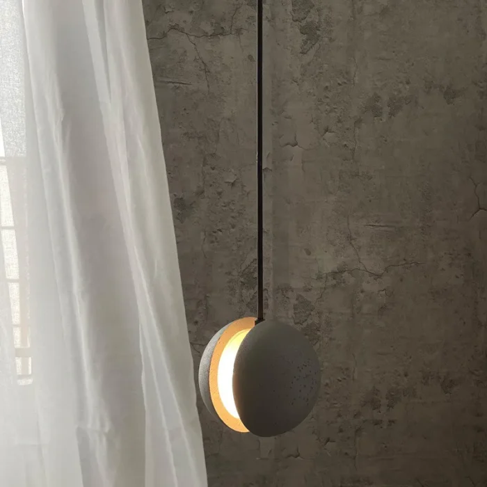 Retro Old Chandelier Industrial Style Bar Cement Small Chandelier LED Decorative Planet Chandelier Bedside Lamp 2
