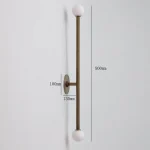 Nordic Minimalist Linear Wall Lamp Bedroom Bedside Background Wall Hallway Stairwell Decorative Wall Lamp 5