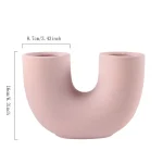 Mo Landi ceramic vases, tube bottles, ceramic flowers, Nordic ornaments, decorations, ceramic crafts and home furnishings 5