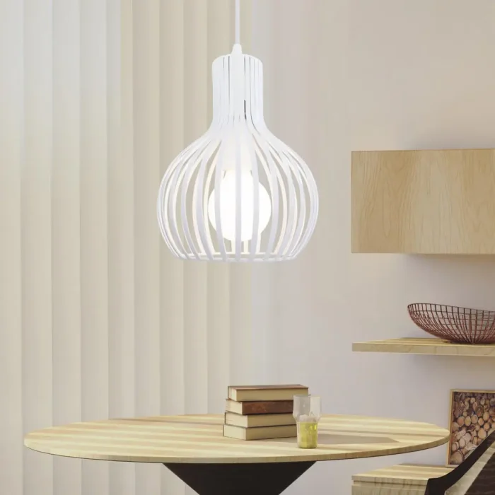Modern E27 LED Cage Pendant Light Indoor Vintage Retro Chandelier Lighting Fixture Industrial Lamp for Living Room Kitchen Decor 5