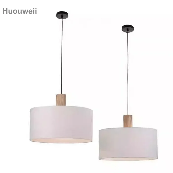 American Restaurant Chandelier Nordic Modern Linen Living Room Bedroom Bar Creative Chandelier 6