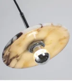 Marble Chandelier Hotel Living Room Bedroom Corridor Entrance Interior Decoration Lamp Bedside LED Atmosphere Light 6