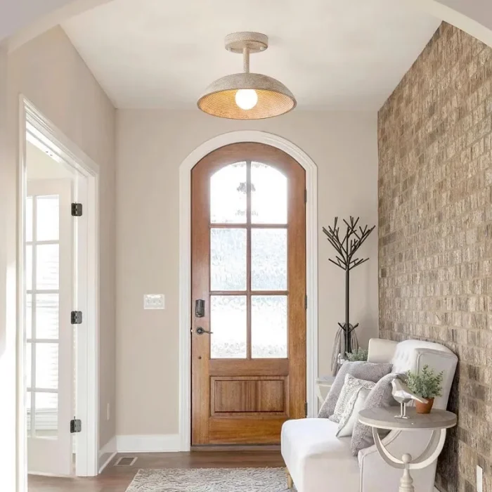 Retro Single-head Ceiling Lamp Balcony Lamp Entrance Aisle Ceiling Lamp Indoor Creative Decorative Lamps 2