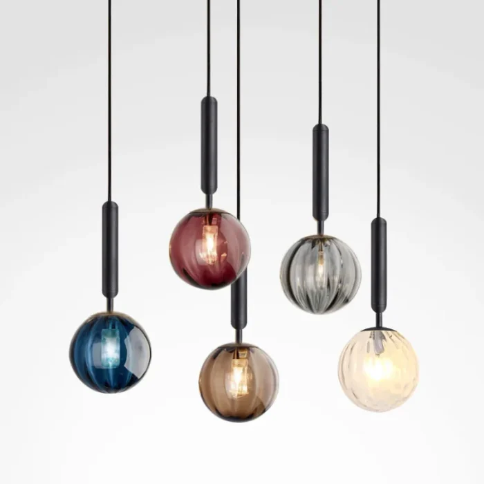 Modern Bedroom Bedside Glass Chandelier Restaurant Bar Cafe Decorative Light LED Cloakroom Study Light 1