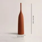 Nordic Retro Brushed Ceramic Vase Ornaments Living Room Bedroom Wine Cabinet Desktop Flower Arrangement Vases Wedding Decoration 6