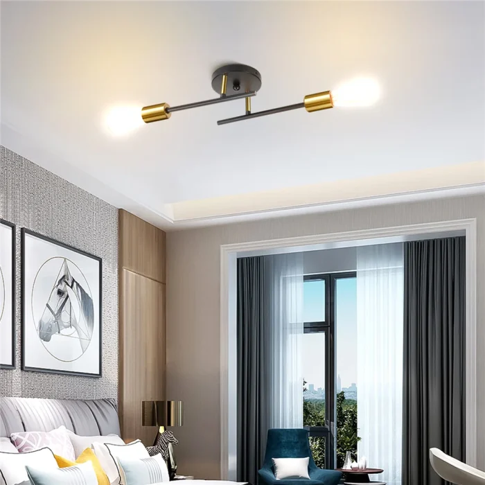 Nordic Room American Ceiling Lights Fixture Bedroom Corridor Wall Lamp Contracted Modern Study Minimalist Iron Lighting Sconce 4