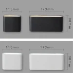 LED Outdoor Waterproof IP65 Wall Light Porch Garden Wall Lamp & Indoor Home Decor Bedroom Living Room Decoration Lighting Lamp 2